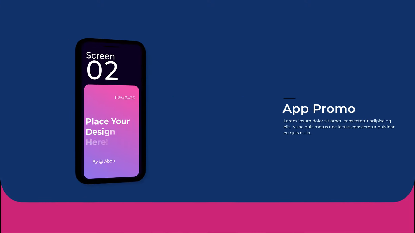 after effects app presentation template free download