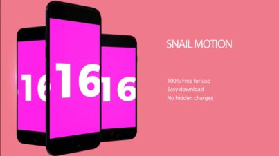 Free 3D Mobile App Promo for After Effects by snail motion