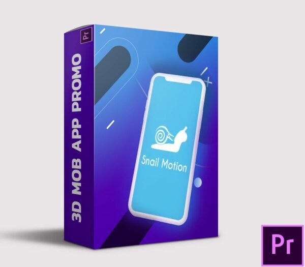3d Mob App Promo Template Adobe Premiere