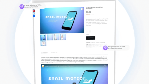 Website promo Adobe Premiere Pro by snail motion