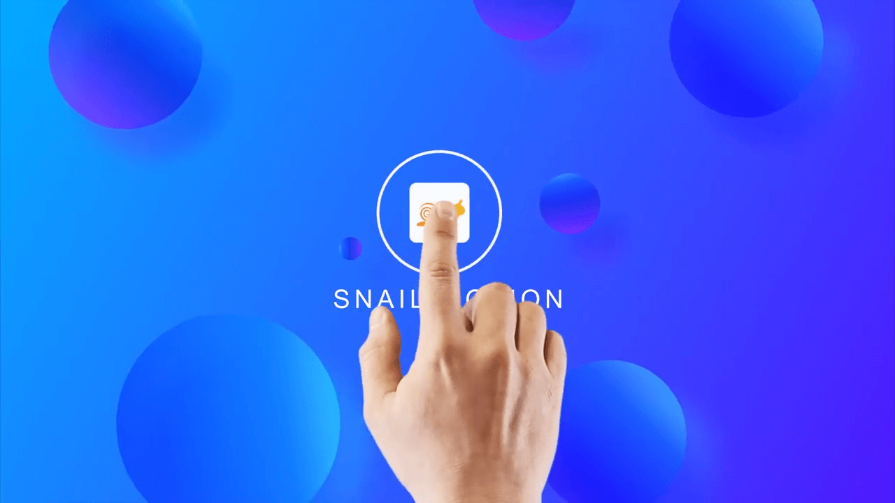Free 3D After Effect Mobile App Promo Template VOL 2 - Snail Motion