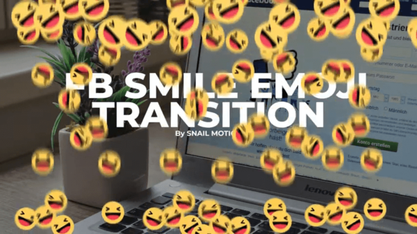 Free Facebook Smile Emoji Transition | ALPHA | SNAIL MOTION