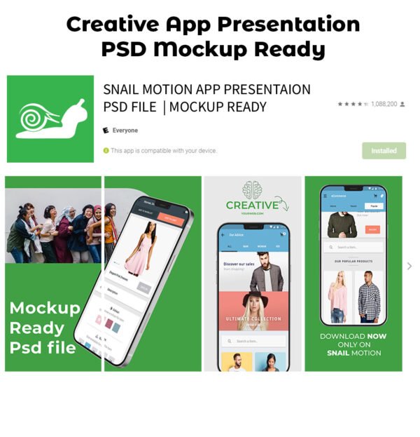 Free Mobile App Presentation Psd By Snail Motion
