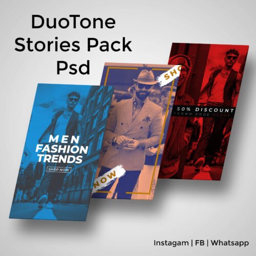 Free Duotone Instagram Stories Psd