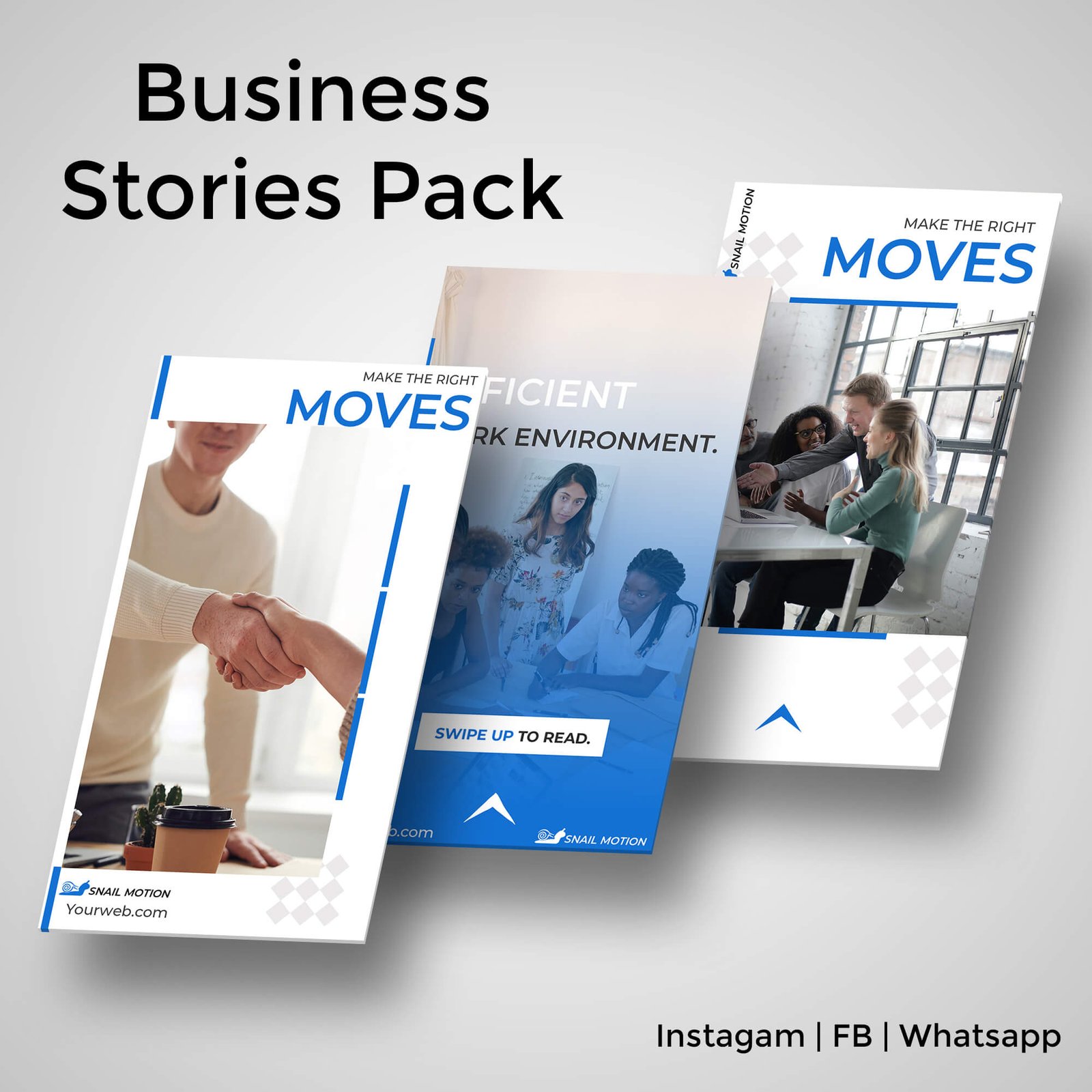 Free Business Instagram Stories Psd By Snail Motion