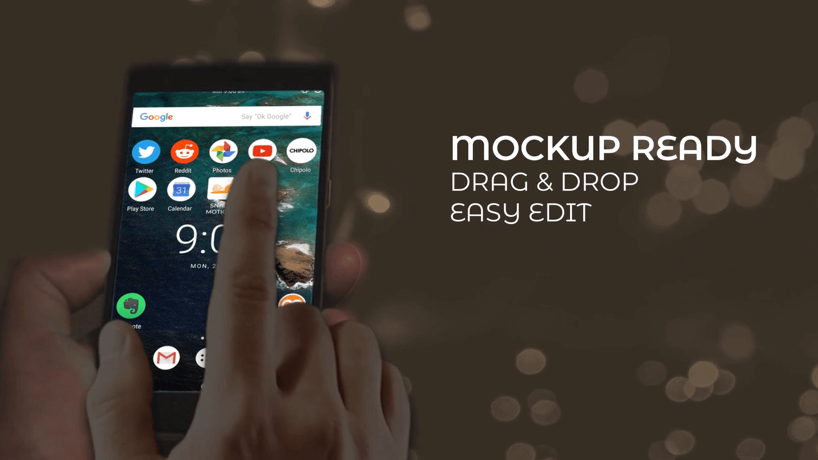 easy edit after effects app promo template