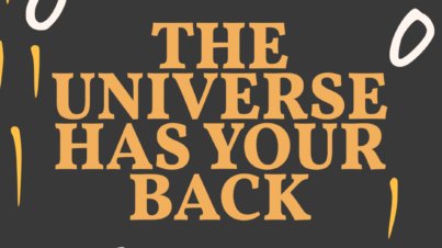 THE UNIVERSE HAS YOUR BACK Free Psd Insta post
