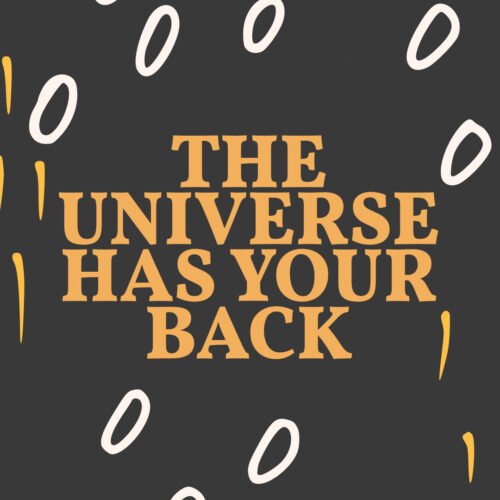 THE UNIVERSE HAS YOUR BACK Free Psd Insta post