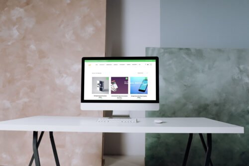 Free iMac Mockup Photoshop By Snail motion