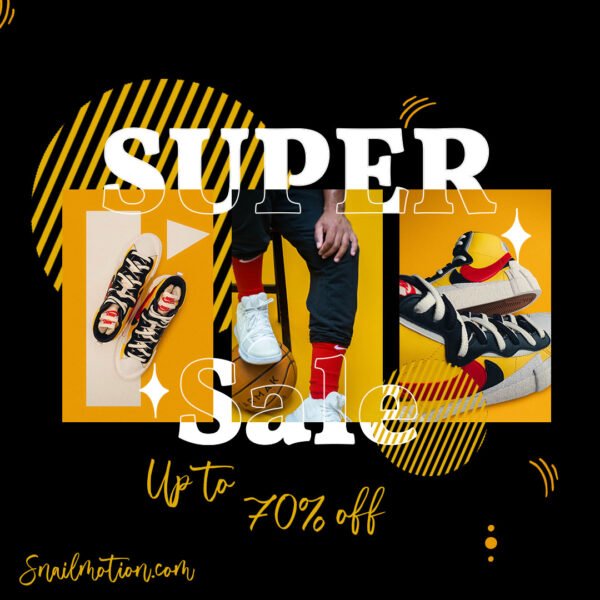Free Super Sale Instagram Banner Psd