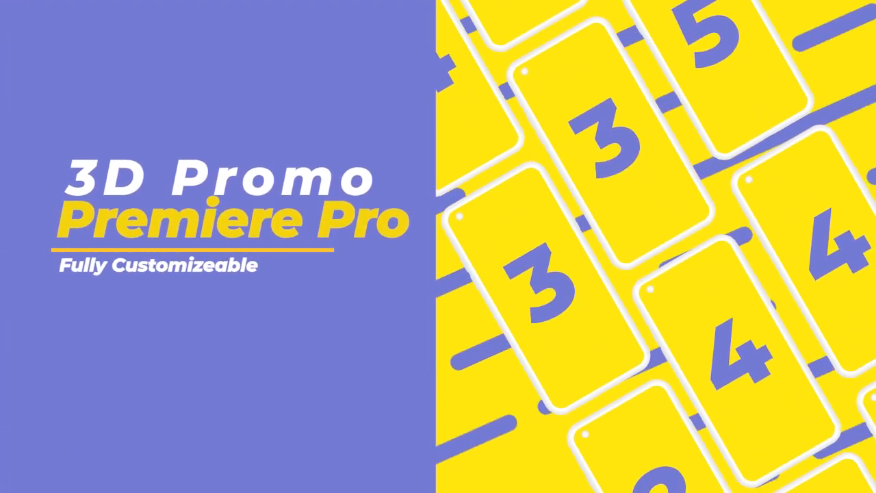 Free 3d app promo video template premiere pro | SNAIL MOTION