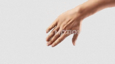 Free hand gesture Put hand Down by snail motion