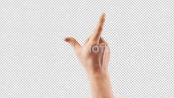 Free hand gesture Zoom In by snail Motion