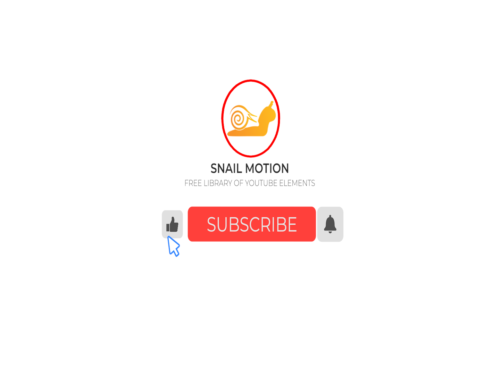 Free Youtube Subscribe Button Animated for Premiere pro