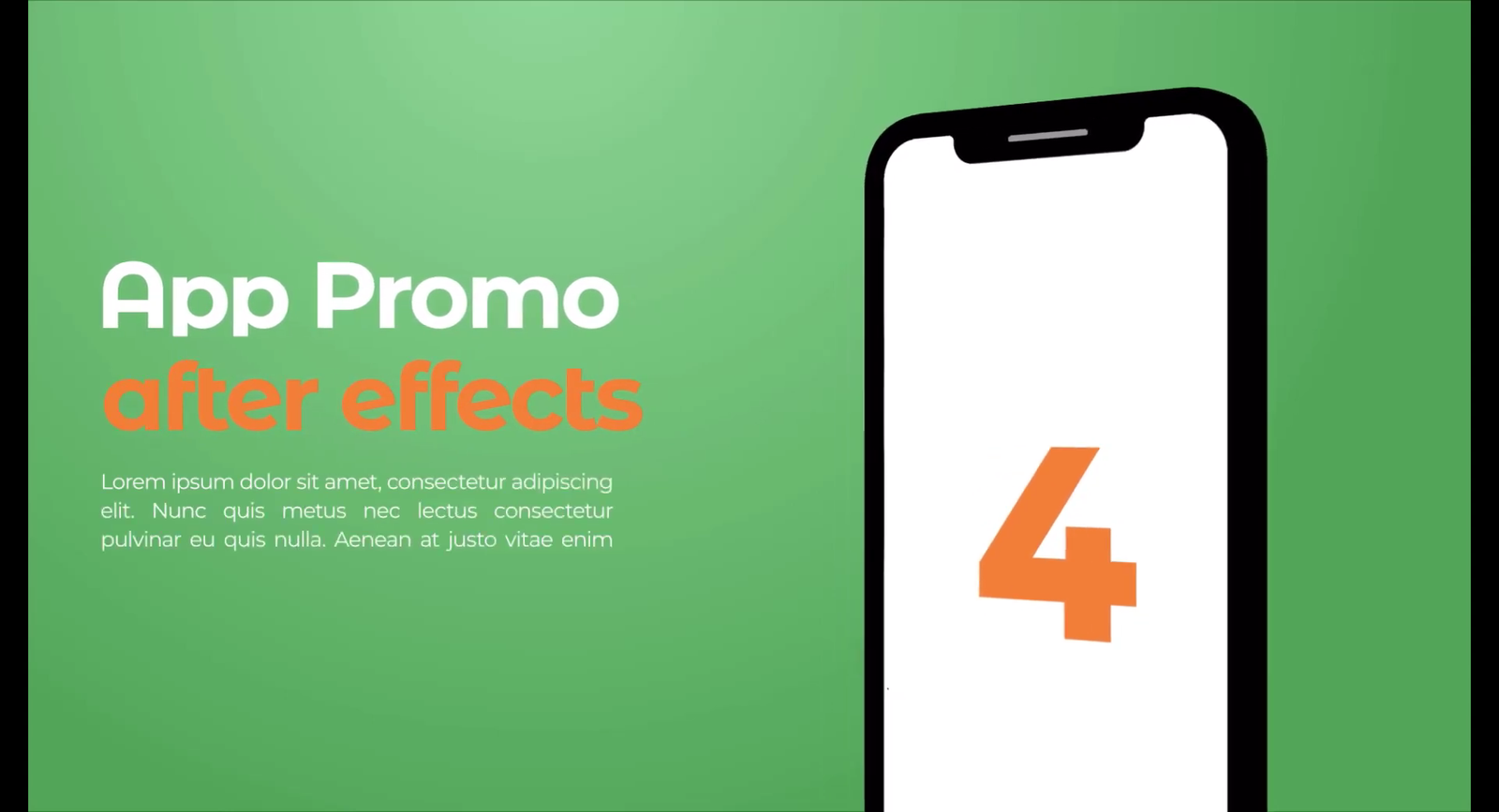 after effect promo template free download