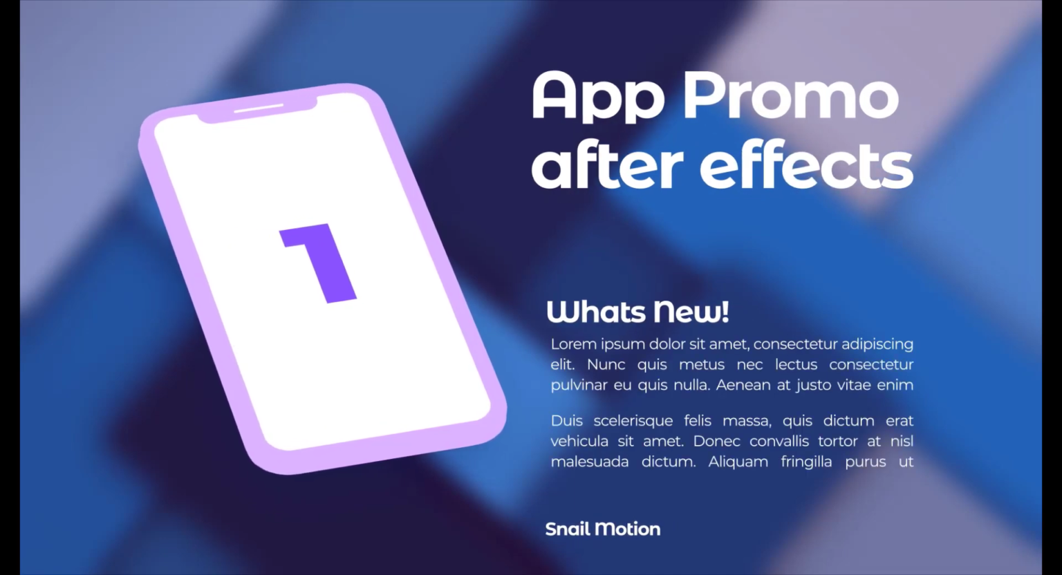 mobile app promo after effects template free download