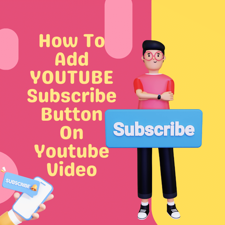 How To Add Subscribe Button To Youtube Video by snail motion