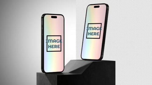 Free Apple iPhone Mockup 14 Pro Max by snail motion