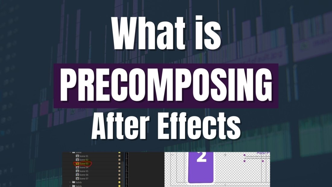 What is Precomposing in after effects by snail motion