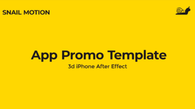 Futuristic 3D App Promo: After Effects Template | Snai Motion