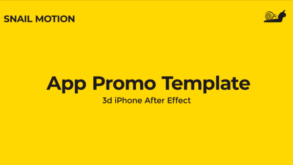 Futuristic 3D App Promo: After Effects Template | Snai Motion