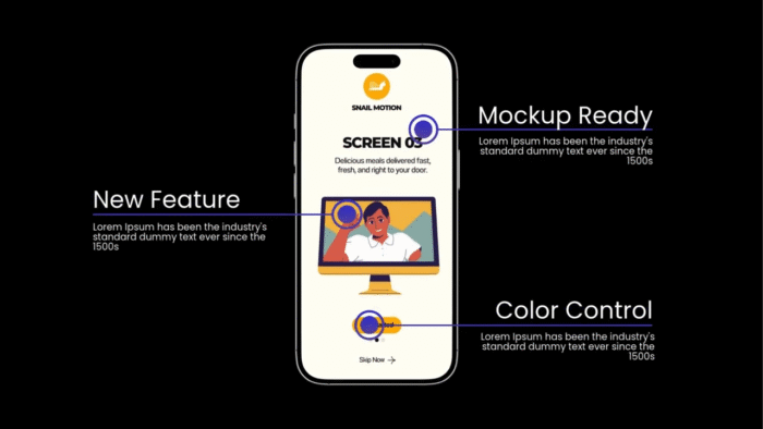 Clean & Modern App Promo Video Template Canva - SNAIL MOTION
